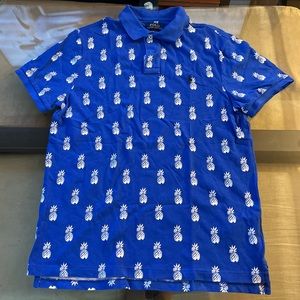 Ralph Lauren Polo Pineapple Blue Size Large